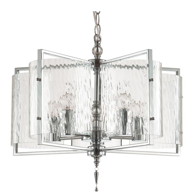 Люстра Karissa Chrome Chandelier 48 Хром Прозрачный (Transparent) в Перми | Loft Concept 