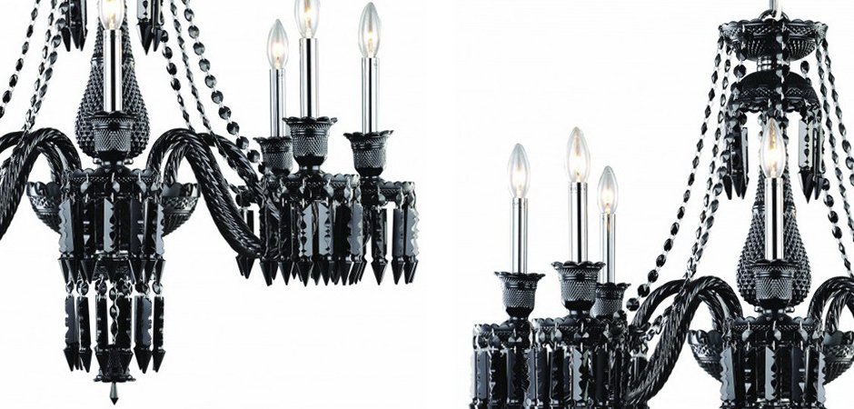 Люстра BACCARAT Zenith Midnight Chandelier 8 Люстра BACCARAT Zenith Midnight Chandelier 8 - Loft-Concept в Перми