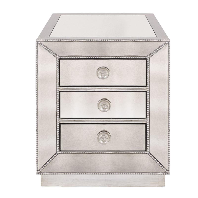 Тумба Blasco Mirrored Nightstand Зеркало в Перми | Loft Concept 