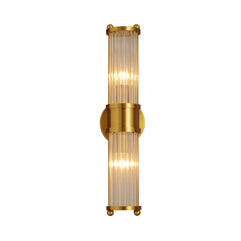 Ralph Lauren Бра Allen Double Light Brass Латунь Прозрачный (Transparent) в Перми | Loft Concept 