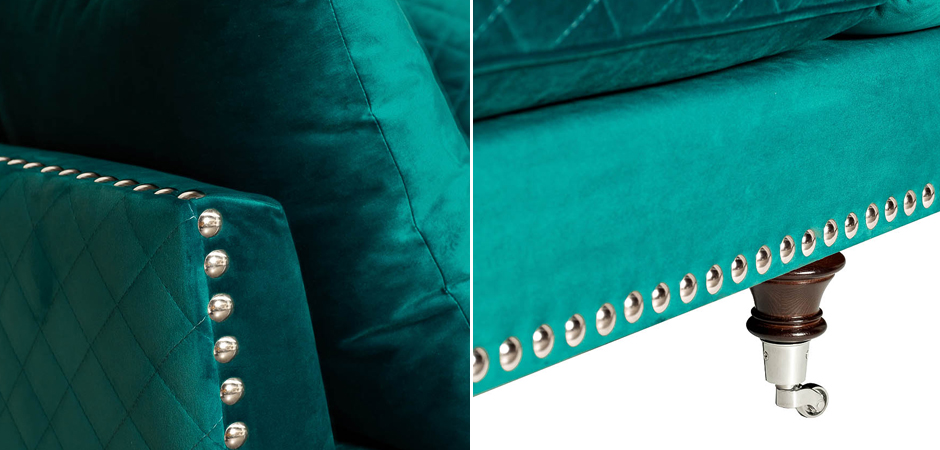 Диван Giorgio Sofa Turquoise Диван Giorgio Sofa Turquoise - Loft-Concept в Перми