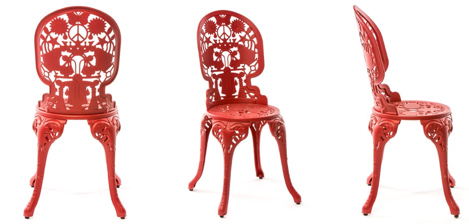 Стул Seletti Industry Collection ALUMINIUM CHAIR – RED Стул Seletti Industry Collection ALUMINIUM CHAIR – RED - Loft-Concept в Перми