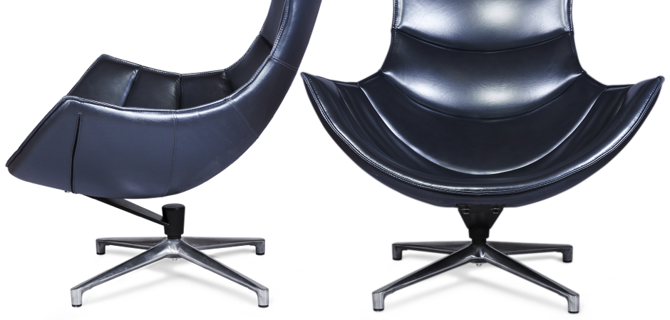 Кресло Shell blue Кресло Shell blue - Loft-Concept в Перми