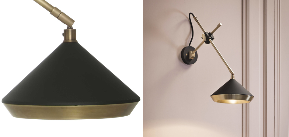 Бра Bert Frank SHEAR SHEAR WALL LIGHT Черный Бра Bert Frank SHEAR SHEAR WALL LIGHT Черный - Loft-Concept в Перми