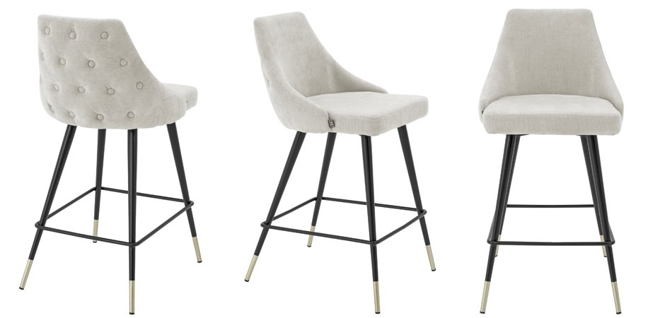 Полубарный стул Eichholtz Counter Stool Cedro Sand Полубарный стул Eichholtz Counter Stool Cedro Sand - Loft-Concept в Перми