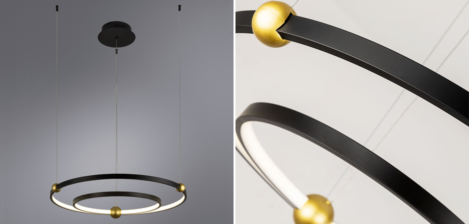 Подвесной светодиодный светильник Ring Horizontal Подвесной светодиодный светильник Ring Horizontal - Loft-Concept в Перми
