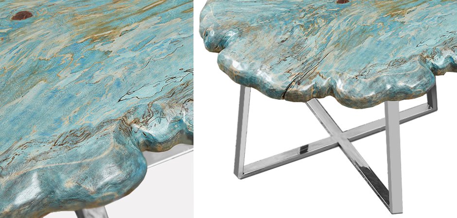 Приставной стол Melted Turquoise Приставной стол Melted Turquoise - Loft-Concept в Перми