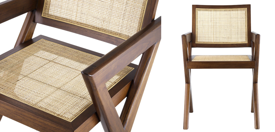 Стул Eichholtz Dining Chair Augustin brown Стул Eichholtz Dining Chair Augustin brown - Loft-Concept в Перми