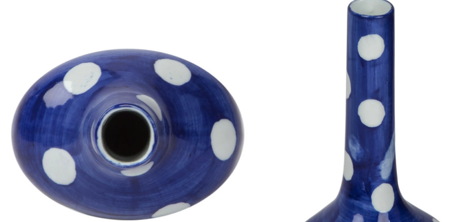 Ваза-бутылка blue & white ornament Point Bottle Ваза-бутылка blue & white ornament Point Bottle - Loft-Concept в Перми