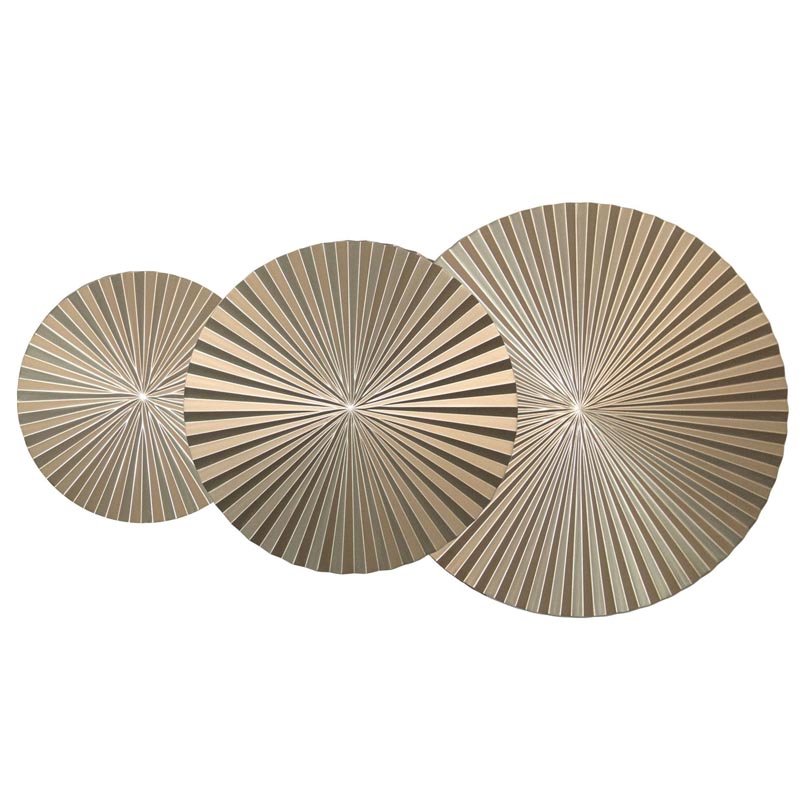 Арт-объект Apollo Champagne Wall Plaque Disc 3 Золотой Шампань в Перми | Loft Concept 