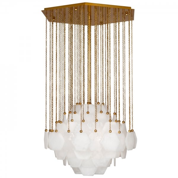 Люстра Jonathan Adler VIENNA LARGE CHANDELIER Латунь в Перми | Loft Concept 