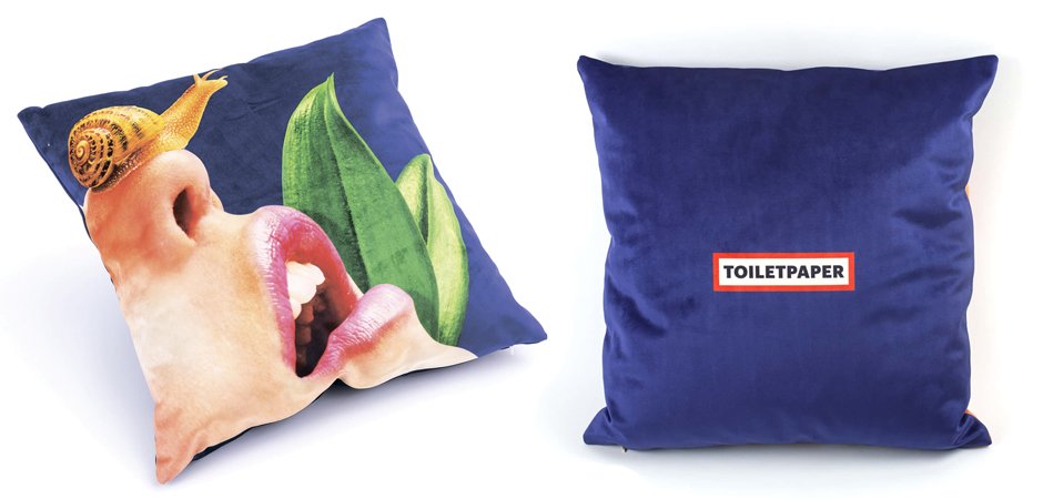 Подушка Seletti Cushion Snail Toiletpaper Подушка Seletti Cushion Snail Toiletpaper - Loft-Concept в Перми
