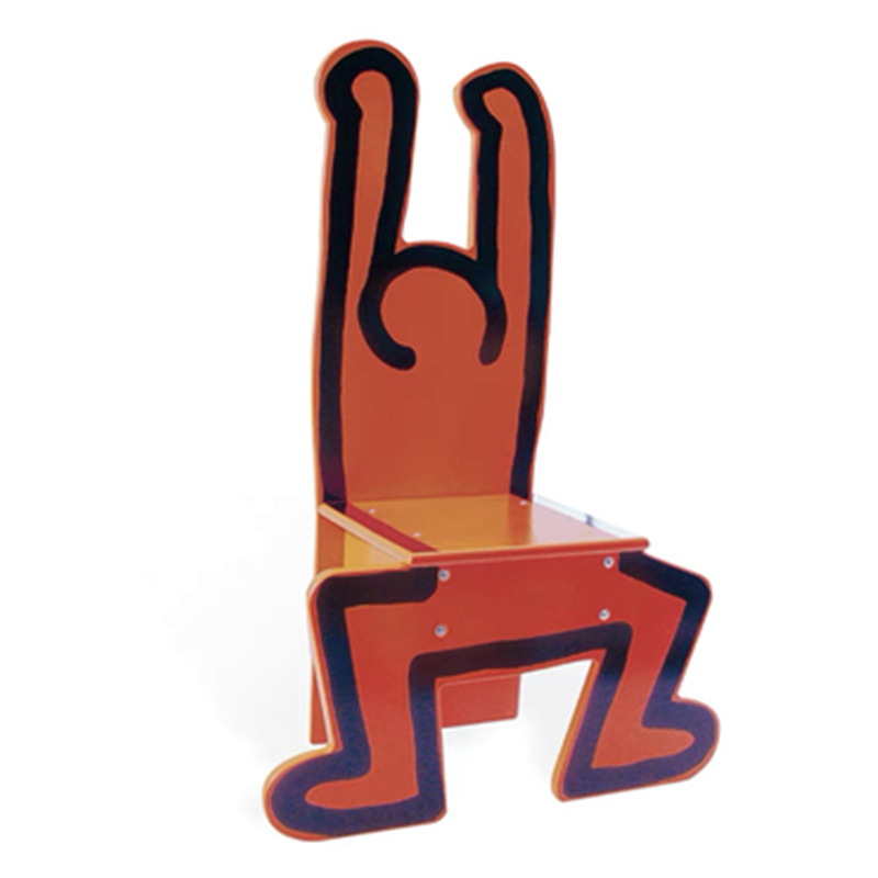 Детский стул Chaise Keith Haring Dancer Vilac Красный Красный в Перми | Loft Concept 