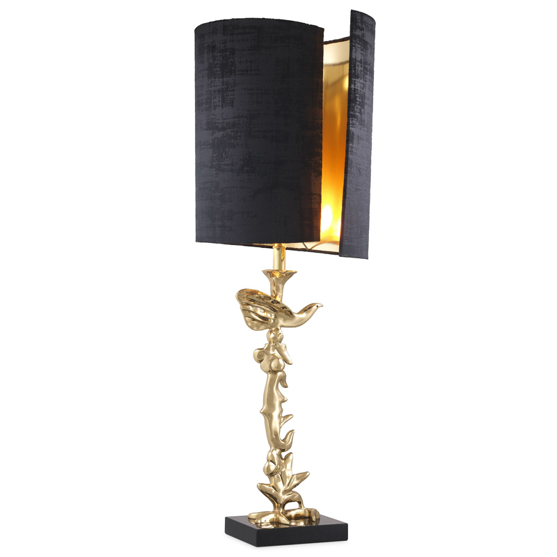 Настольная лампа Eichholtz Table Lamp Aras Латунь Черный в Перми | Loft Concept 