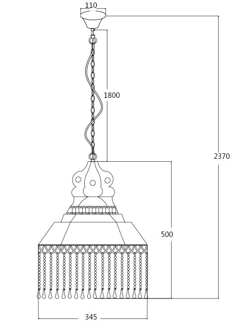 Люстра Loft Mosque Chandelier в Перми