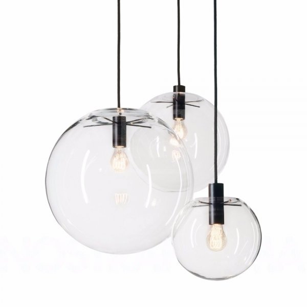 Подвесной светильник Selene Glass Ball Ceiling Lights Прозрачный в Перми | Loft Concept 