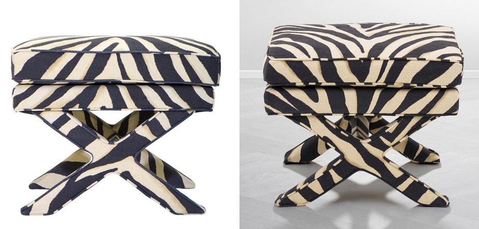 Оттоманка Ottoman Cordoba Zebra Оттоманка Ottoman Cordoba Zebra - Loft-Concept в Перми