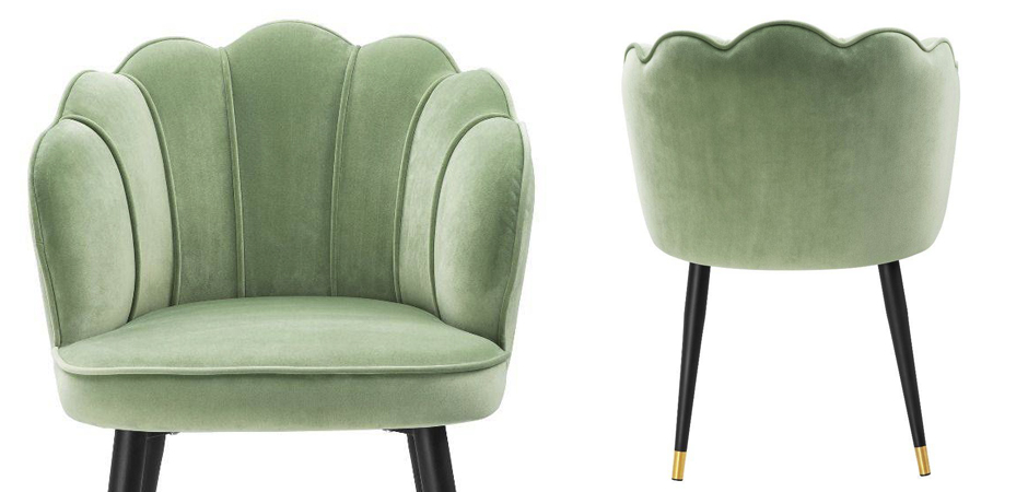 Стул Eichholtz Dining Chair Bristol pistache green Стул Eichholtz Dining Chair Bristol pistache green - Loft-Concept в Перми