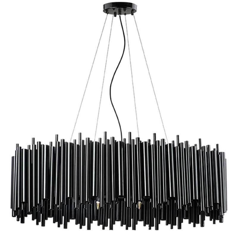 Люстра Delightfull Brubeck Chandelier Black Oval  в Перми | Loft Concept 