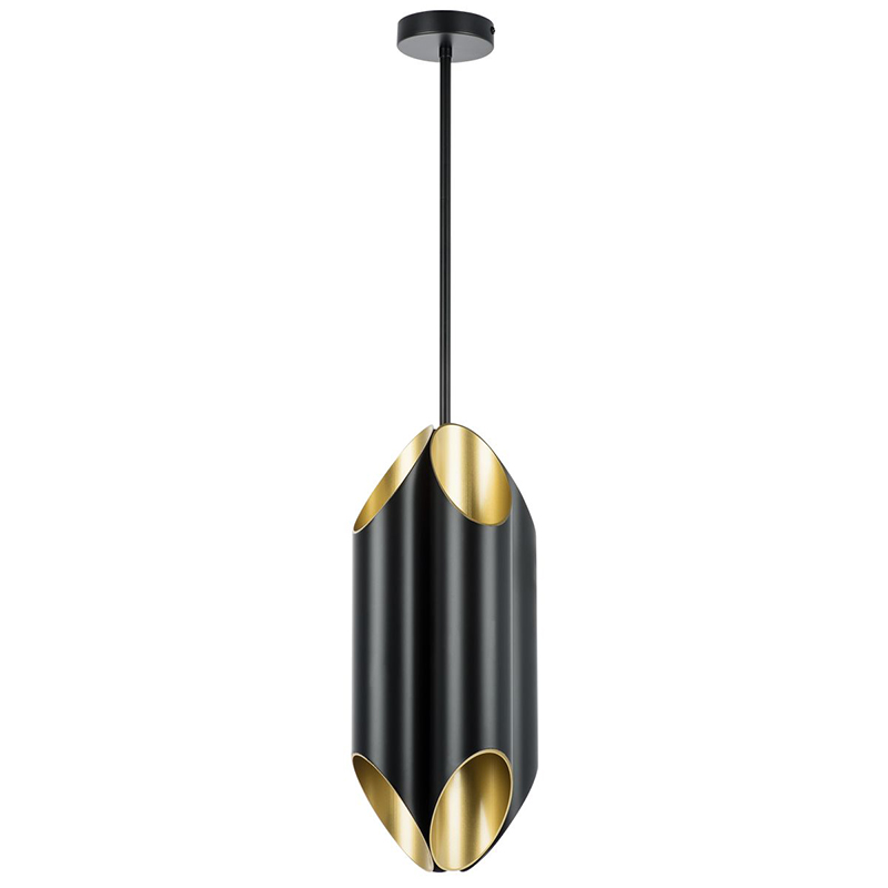 Подвесной светильник Garbi Black Pipe Organ Hanging Lamp Черный Золотой в Перми | Loft Concept 