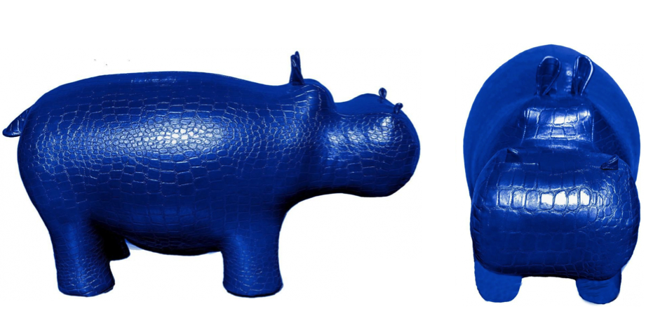 Пуф Бегемот Poof Hippo blue - Loft-Concept в Перми