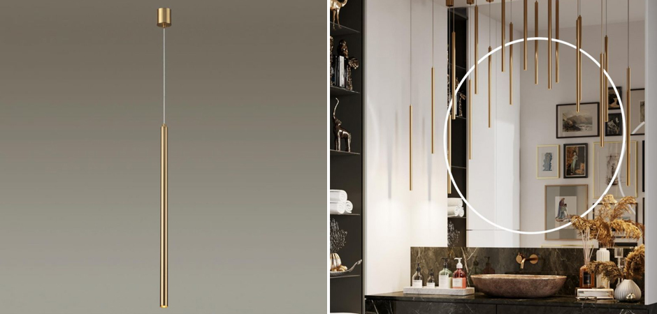 Подвесной светильник Trumpet Tube Gold Подвесной светильник Trumpet Tube Gold - Loft-Concept в Перми