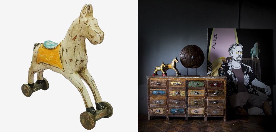Статуэтка Wooden Horse Статуэтка Wooden Horse - Loft-Concept в Перми