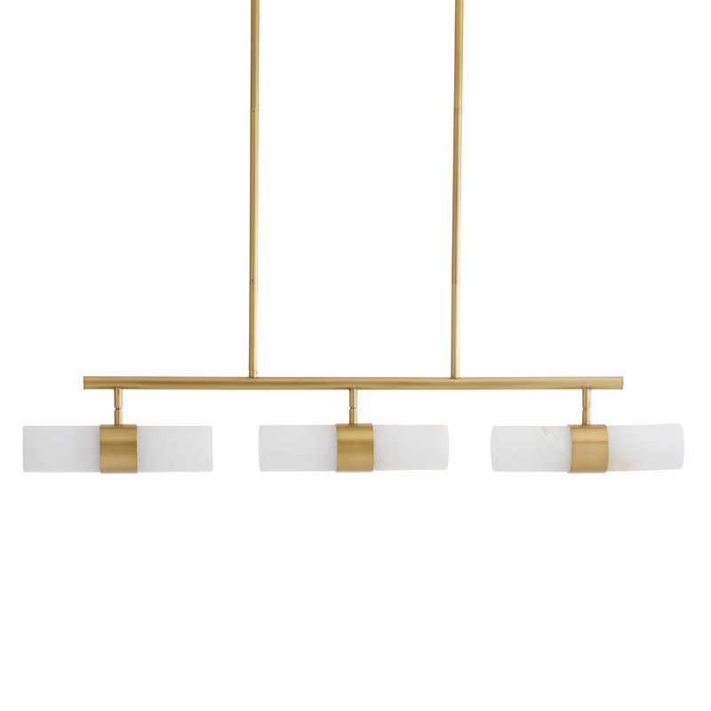 Люстра Arteriors TIPTON CHANDELIER Золотой Белый в Перми | Loft Concept 