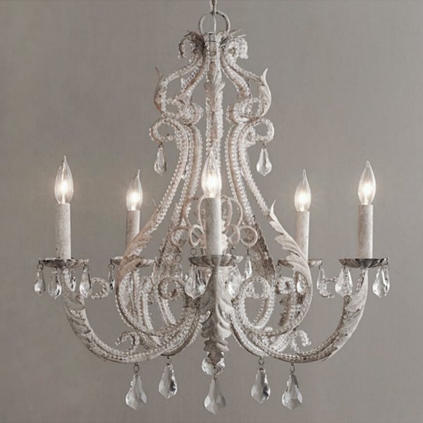 Restoration Hardware PALAIS Chandelier Белый винтажная патина   в Перми | Loft Concept 