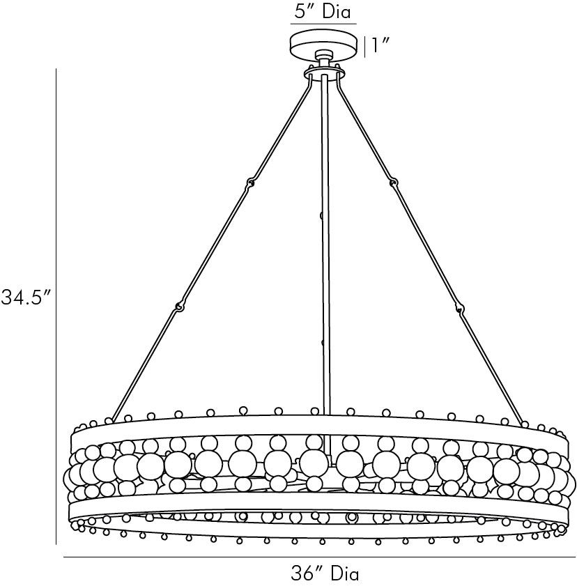 Люстра Arteriors ESME CHANDELIER в Перми