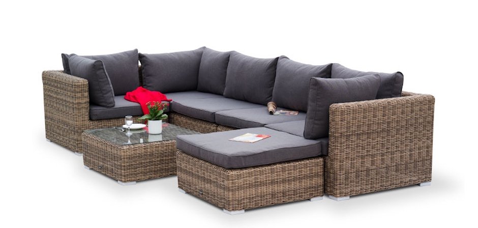Модульный диван Rottan Grey Модульный диван Rottan Grey - Loft-Concept в Перми