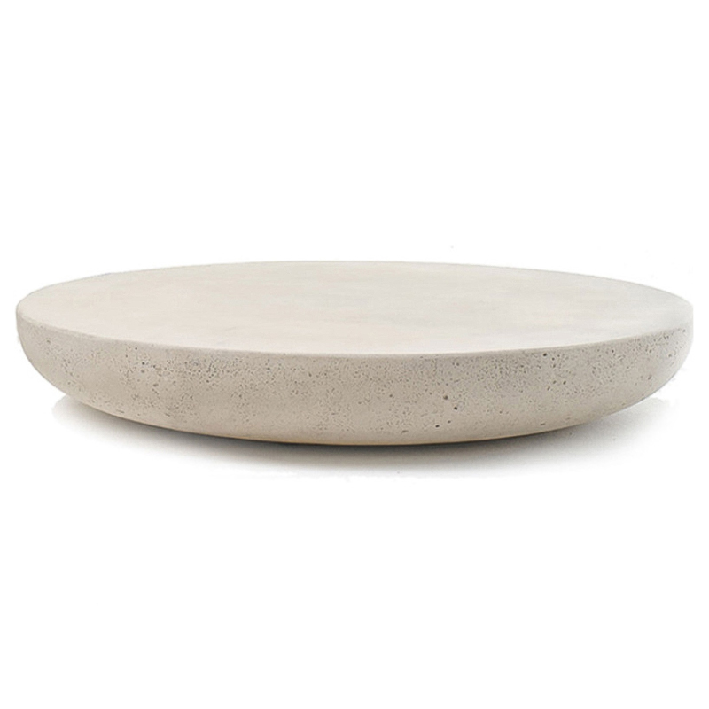 Кофейный стол Tori Round Travertine Coffee Table Бежевый в Перми | Loft Concept 