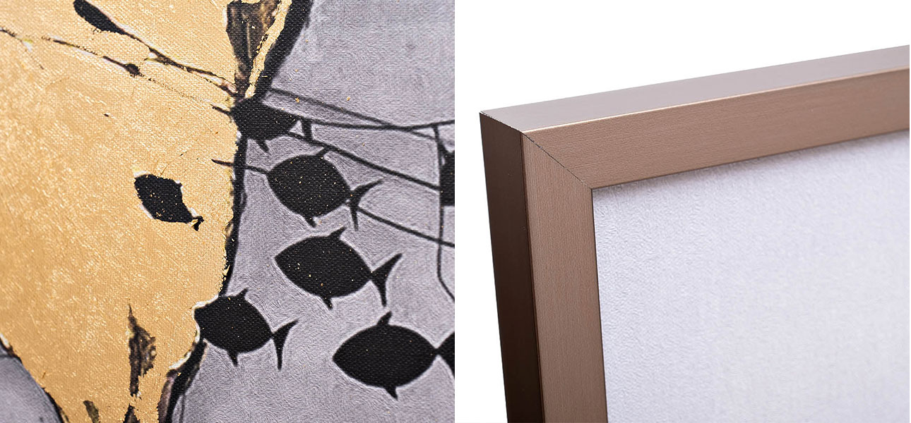 Холст с росписью поталь The riddle in the guise - фото №1