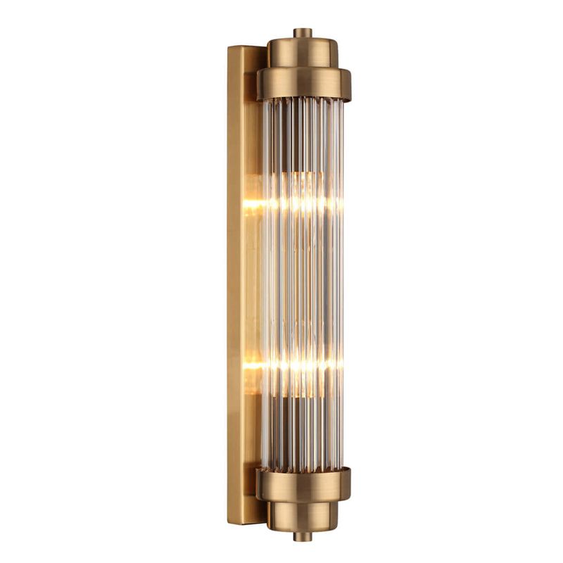 Бра Dirck Glass TUBE Sconce Bronze Бронза в Перми | Loft Concept 