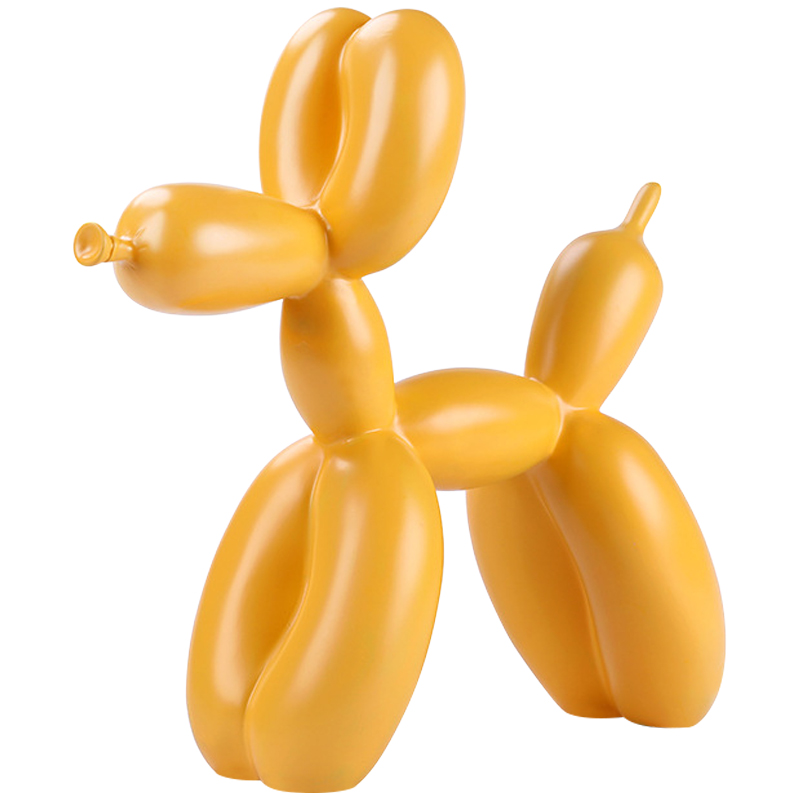 Статуэтка Jeff Koons Balloon Dog Matte Yellow Желтый в Перми | Loft Concept 