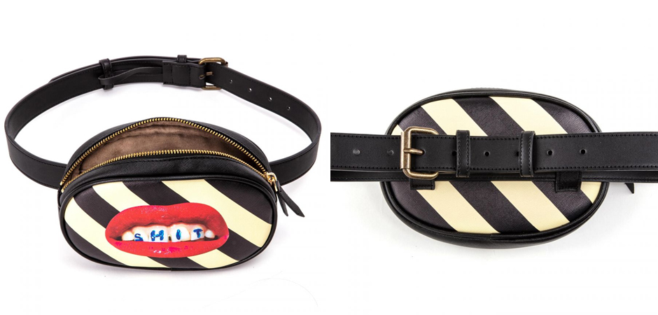 Поясная сумка Seletti Shit Striped Поясная сумка Seletti Shit Striped - Loft-Concept в Перми