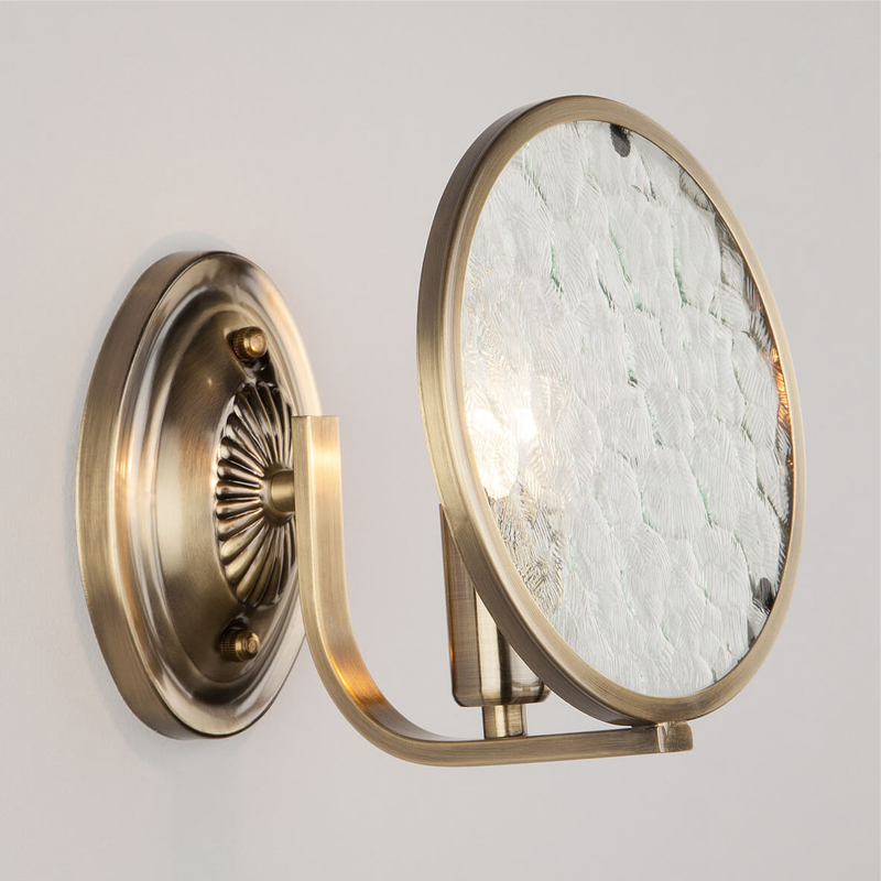 Бра Moibeal Sconce antique bronze Античная Бронза Прозрачный (Transparent) в Перми | Loft Concept 