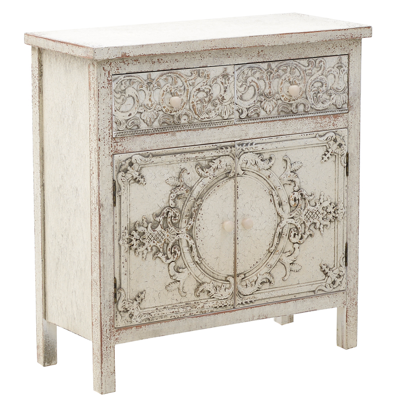 Комод в стиле прованс Senchia Provence Chest of Drawers Молочный в Перми | Loft Concept 