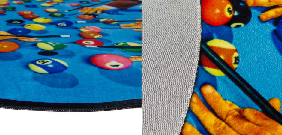 Ковер Seletti Round Rug Snooker Ковер Seletti Round Rug Snooker - Loft-Concept в Перми
