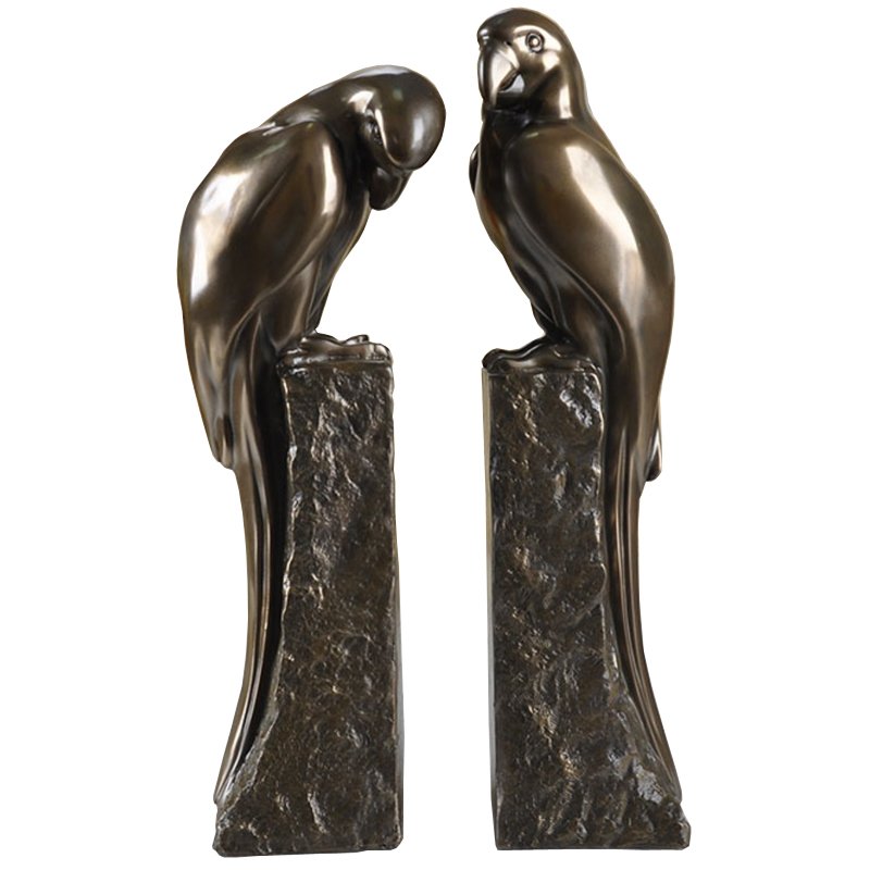 Держатель для книг Bookend Perroquet set of 2 Темная бронза в Перми | Loft Concept 