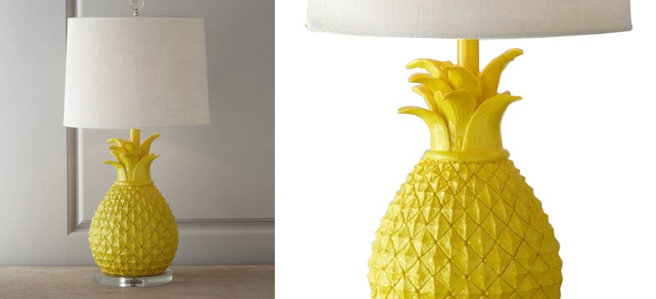 Настольная лампа Yellow Pineapple "Желтый Ананас" Настольная лампа Yellow Pineapple "Желтый Ананас" - Loft-Concept в Перми