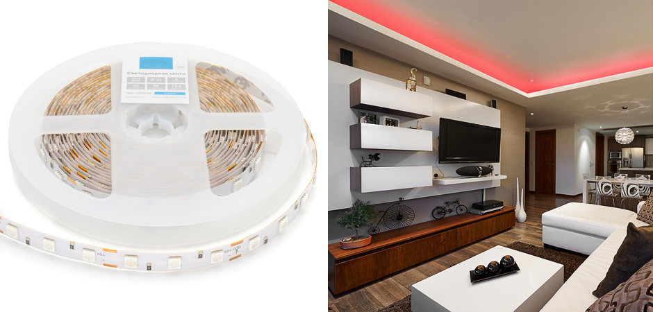 Светодиодная лента 14,4W/m 60LED/m 5050SMD красный Светодиодная лента 14,4W/m 60LED/m 5050SMD красный - Loft-Concept в Перми