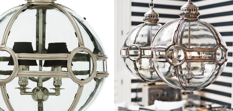 Люстра Lantern Hagerty Antique Silver - Loft-Concept в Перми
