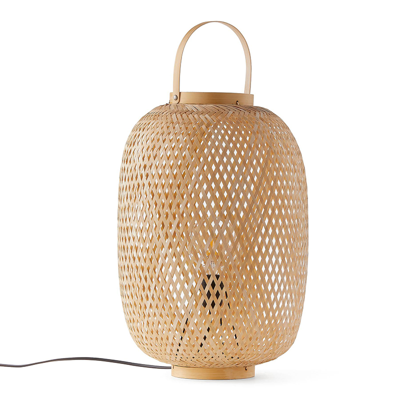 Настольная лампа Lantern Wicker Table lamp Бежевый в Перми | Loft Concept 