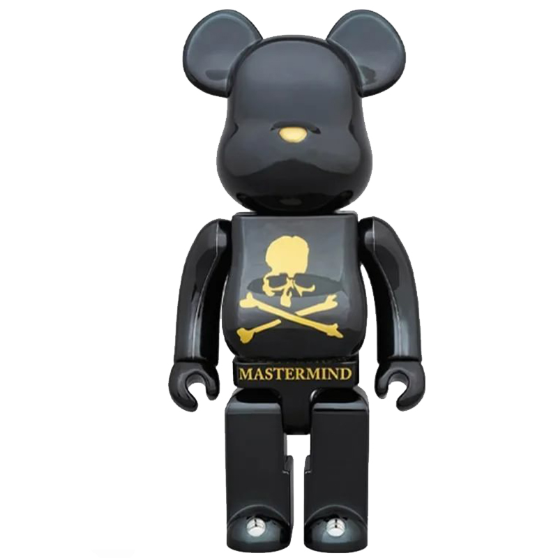 Статуэтка Bearbrick Black Mastermind Черный в Перми | Loft Concept 