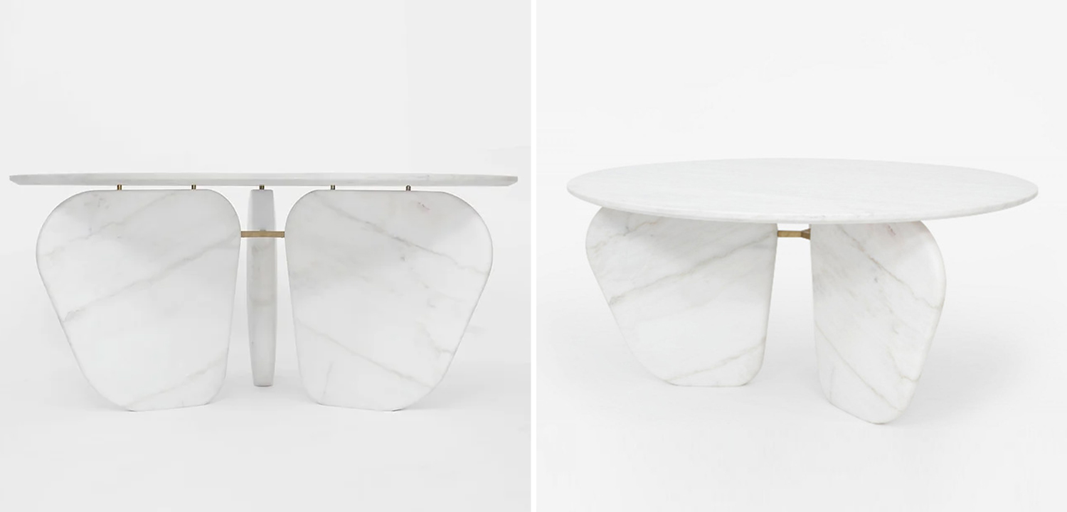 Обеденный стол Hera Dining Table Белый Мрамор - фото