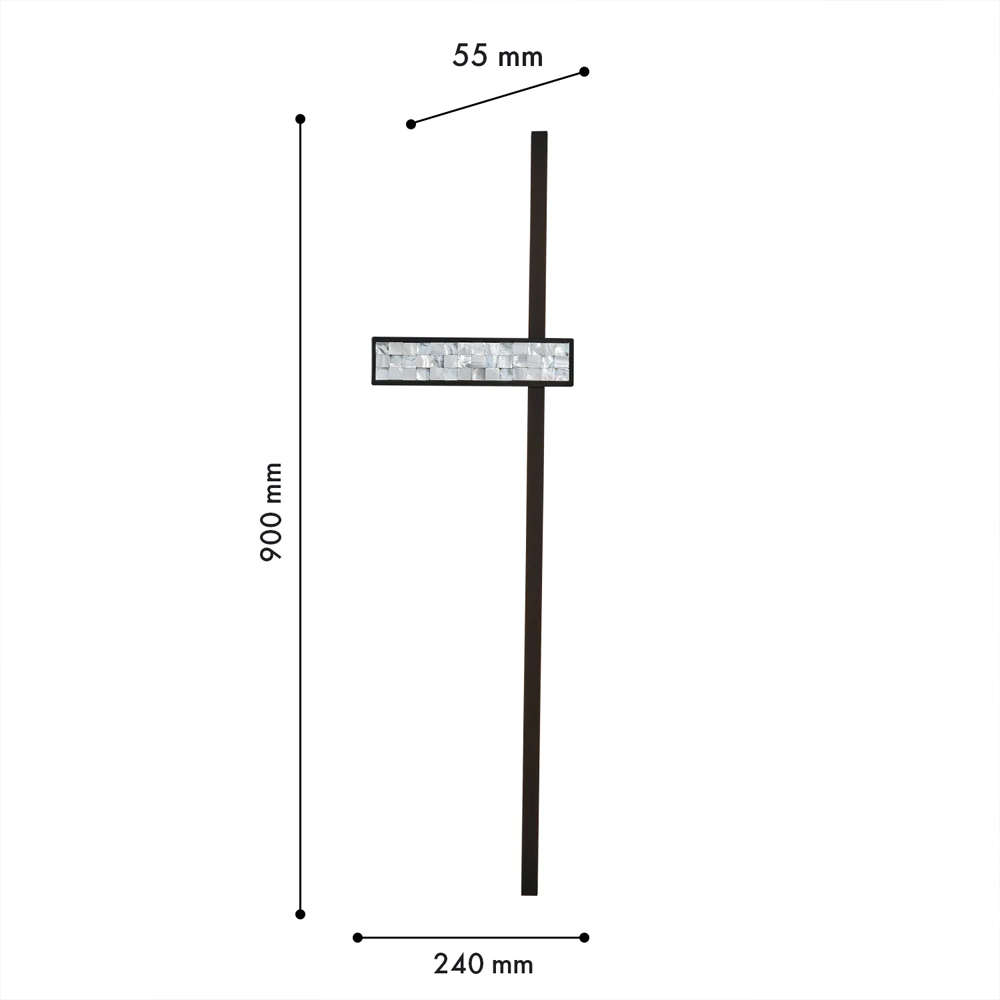 Бра с декором из перламутровой морской ракушки Touch of Marine Charm в Перми