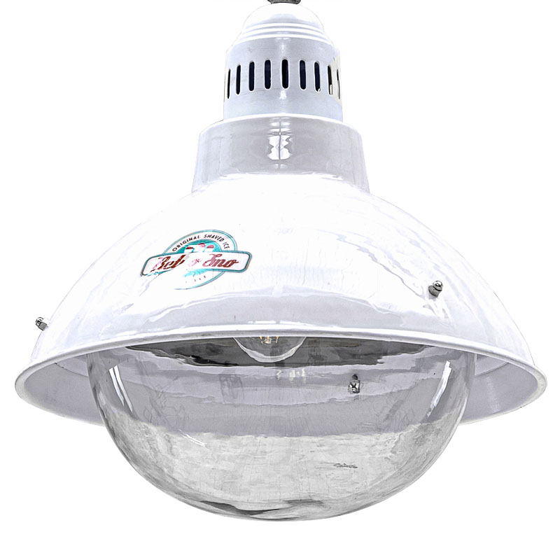 Подвесной светильник Visor Loft White Pendant Белый Прозрачный в Перми | Loft Concept 