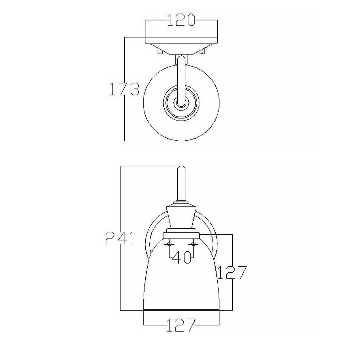 Бра с матовым ребристым плафоном в форме колокола Kichler в Перми