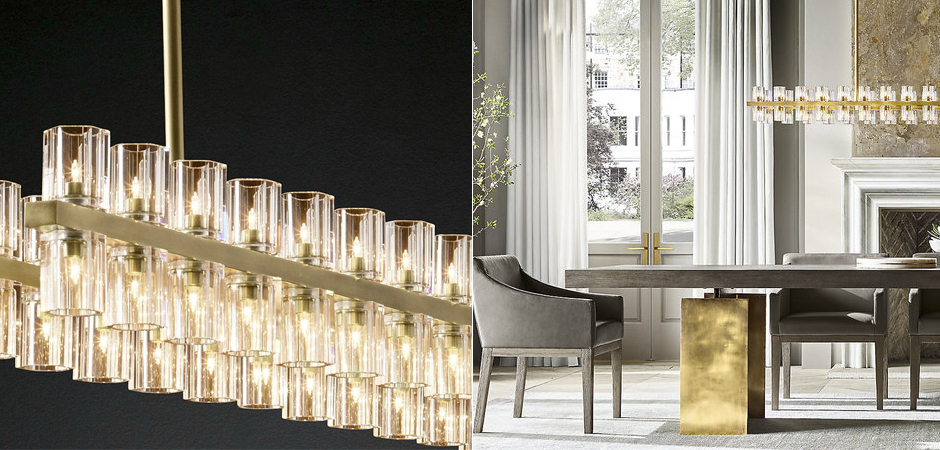 Люстра Restoration Hardware Arcachon Linear Chandelier Люстра Restoration Hardware Arcachon Linear Chandelier - Loft-Concept в Перми